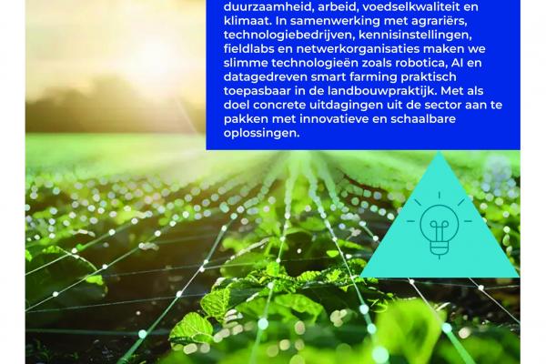 Deelnemer Interreg Smart AgriFoodTech Solutions